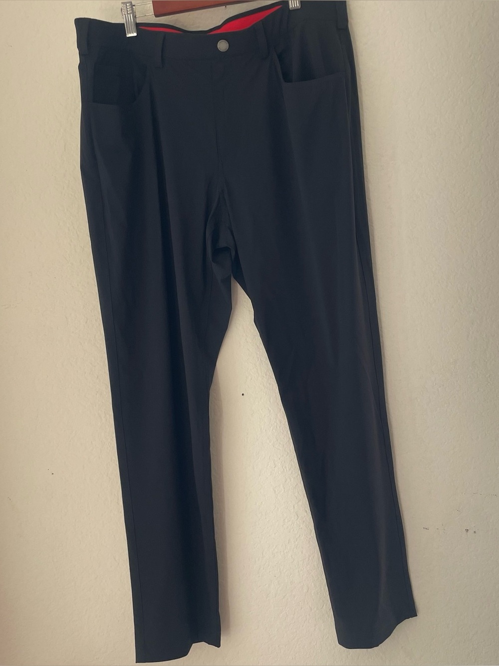 Redvanly Kent Men’s Black Performance Golf Pants XL 30” Inseam Stretch